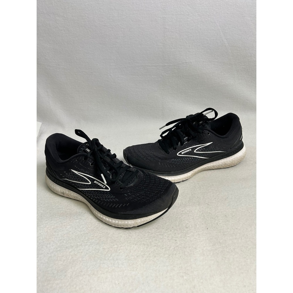 Athleisure Brooks Women 10 Wide Black Glycerin‎ 19 Neutral Cushion Running Shoes